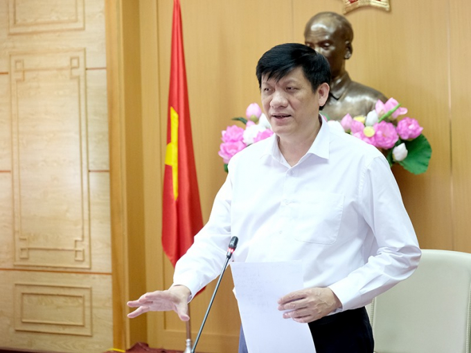 Quyền Bộ trưởng Bộ Y tế Nguyễn Thanh Long. Ảnh: VGR.