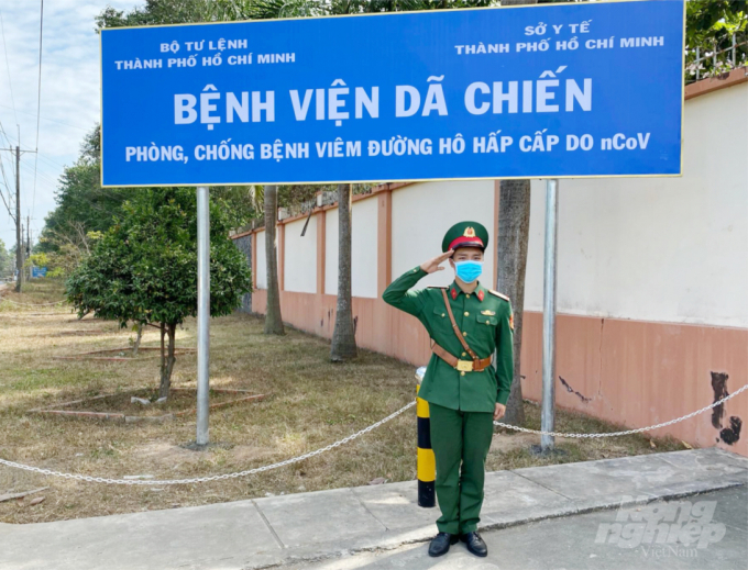 Bệnh viện Dã Chiến Củ Chi (TP.HCM). Ảnh: Nguyễn Thủy.