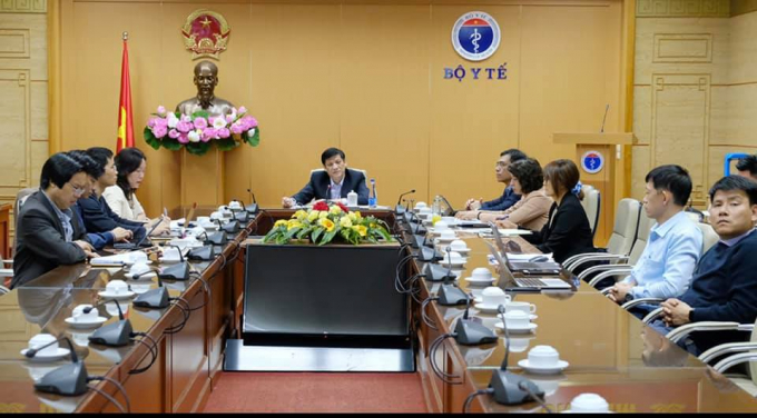 Bộ trưởng Nguyễn Thanh Long chủ trì cuộc họp.