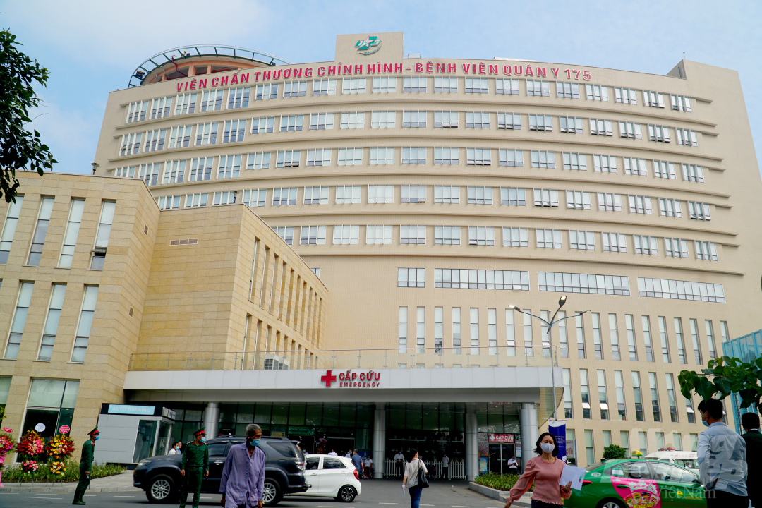 Khu Viện chấn thương chỉnh hình Bệnh viện Quân y 175. Ảnh: Nguyễn Thủy.