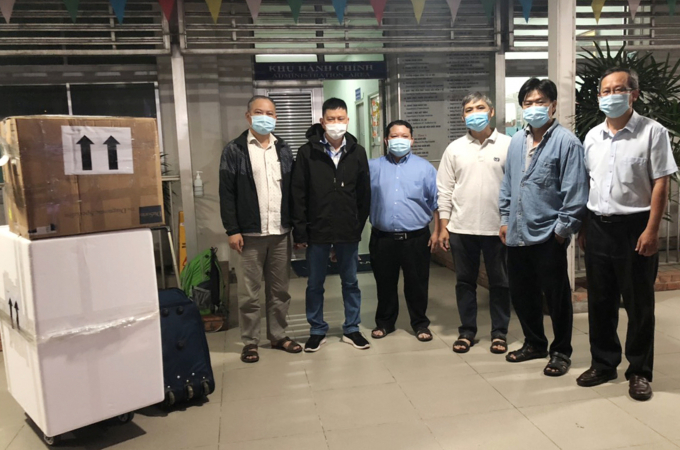 Bác sĩ Bệnh viện Chợ Rẫy lên đường chi viện tỉnh Hải Dương phòng chống Covid-19.