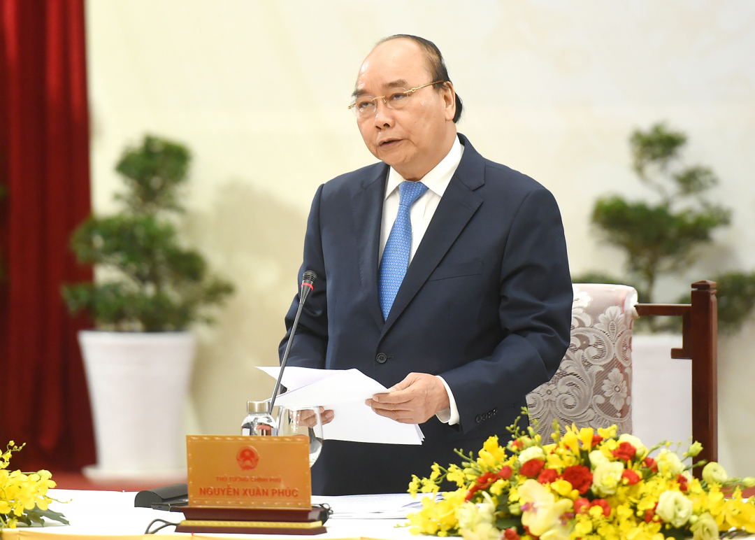 Thủ tướng Chính phủ Nguyễn Xuân Phúc. Ảnh: Quang Hiếu.