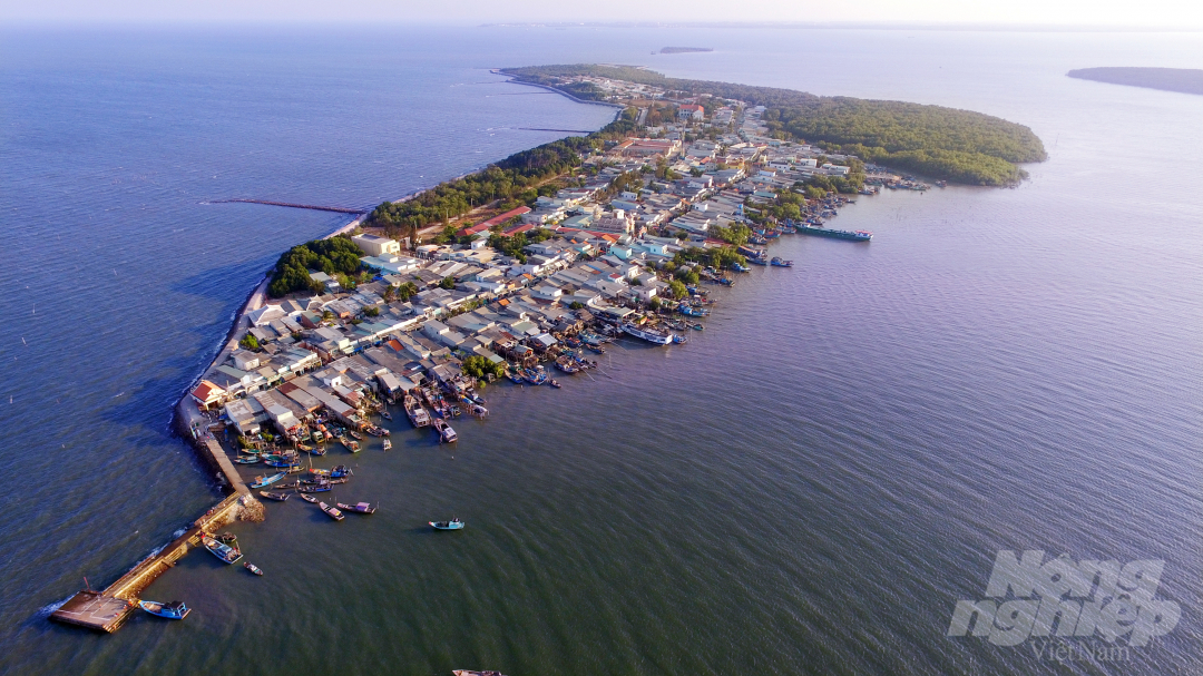 Xã đảo Thạnh An là xã đảo duy nhất thuộc TP.HCM. Ảnh: Luynh Biển.