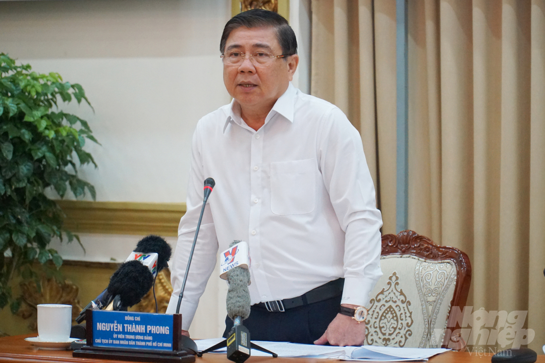 Ông Nguyễn Thành Phong, Chủ tịch UBND TP.HCM. Ảnh: Nguyễn Thủy.