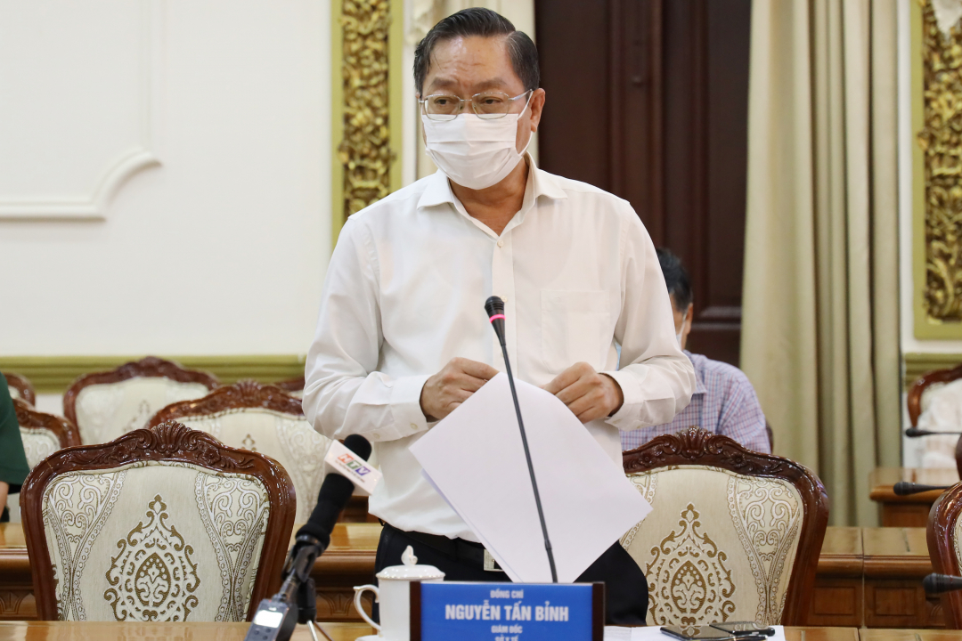 Ông Nguyễn Tấn Bỉnh, Giám đốc Sở Y tế TP.HCM.