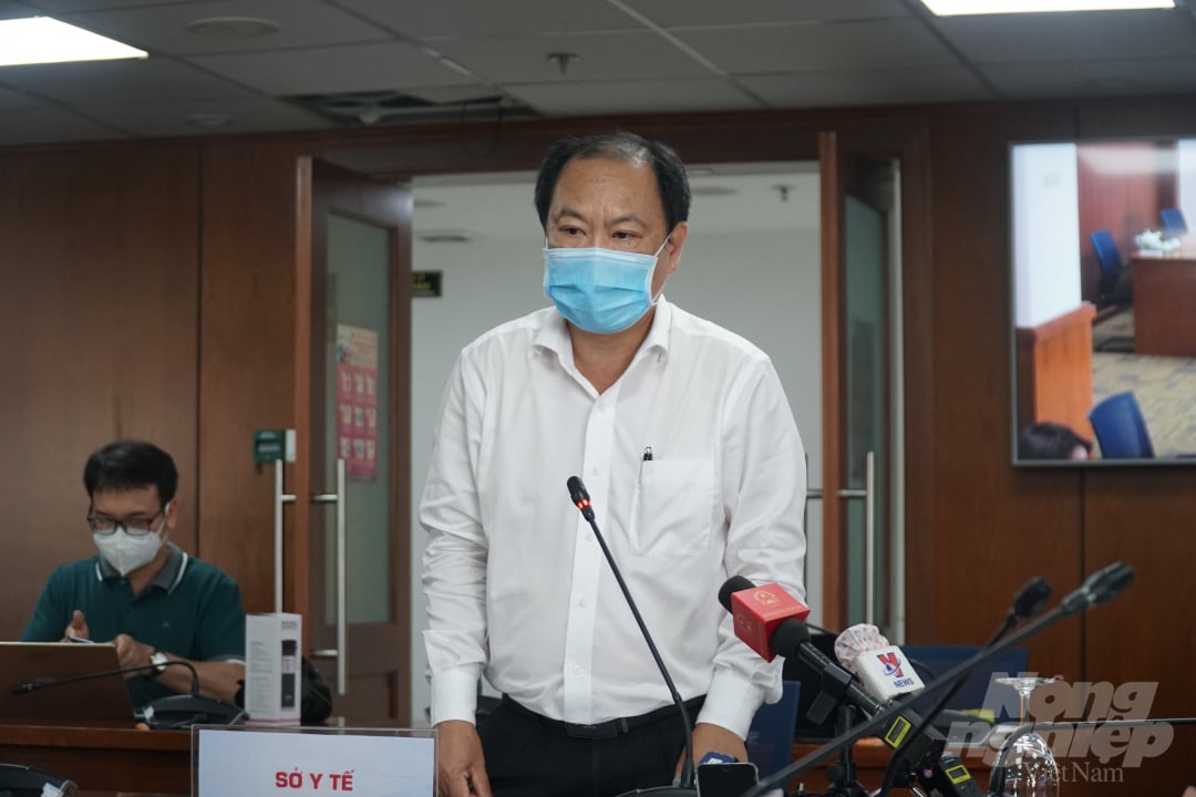Bác sĩ Nguyễn Hoài Nam, Phó Giám đốc Sở Y tế TP.HCM. Ảnh: Nguyễn Thủy.