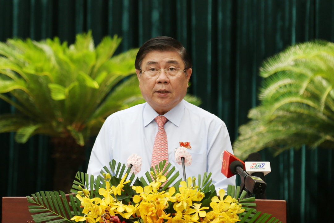 Ông Nguyễn Thành Phong tái đắc cử chức danh Chủ tịch UBND TP.HCM. Ảnh: TTBC.