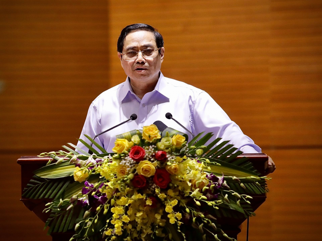 Thủ tướng Phạm Minh Chính. Ảnh: BYT.