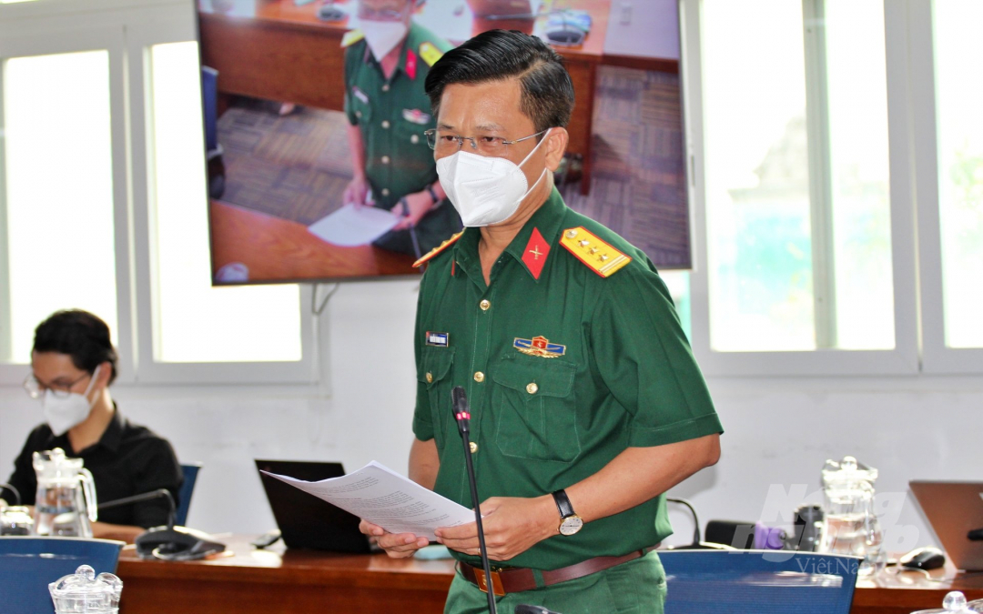 Thượng tá Nguyễn Thanh Phong, Chủ nhiệm Chính trị, Bộ Tư lệnh TP.HCM. Ảnh: T.N.