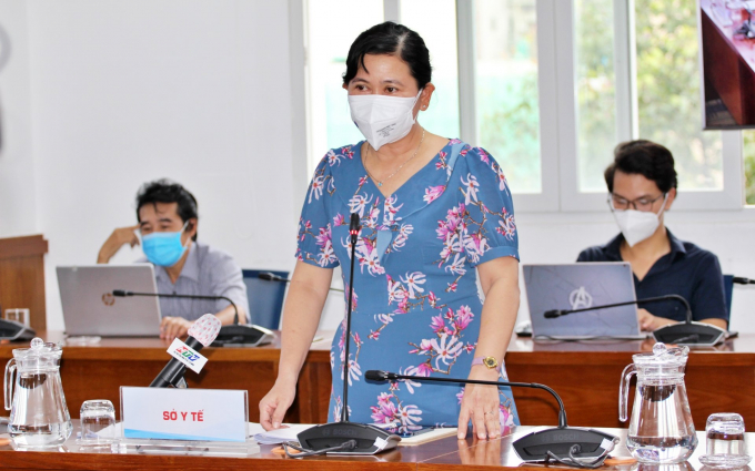Chánh văn phòng Sở Y tế TP.HCM Nguyễn Thị Huỳnh Mai. Ảnh: T.N.
