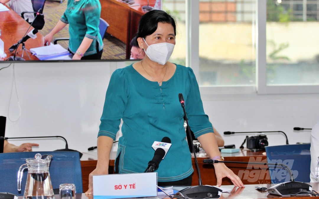 Chánh văn phòng Sở Y tế TP.HCM Nguyễn Thị Huỳnh Mai.