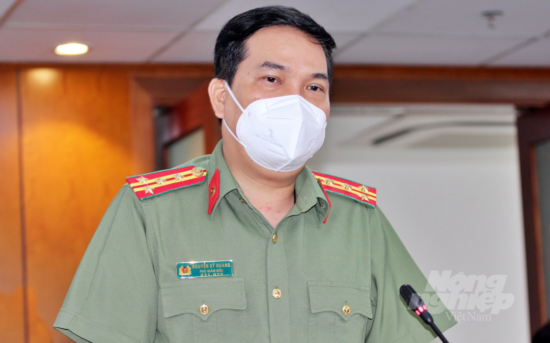 Đại tá Nguyễn Sỹ Quang, Phó Giám đốc Công an TP.HCM. Ảnh: T.N.