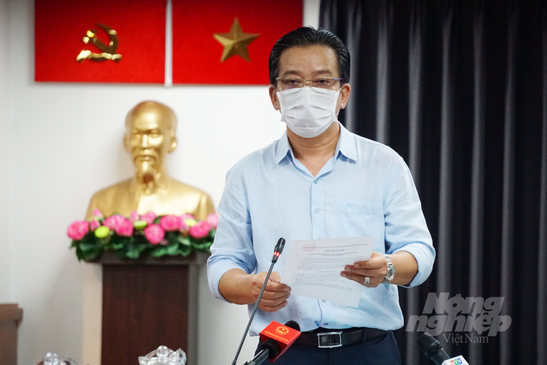 Ông Võ Hoài Nam, Phó Giám đốc Sở Văn hóa Thể thao và Du lịch TP.HCM. Ảnh: Nguyễn Thủy.