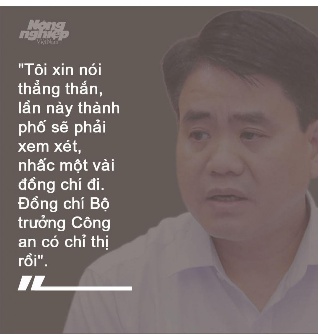 Chủ tịch Hà Nội Nguyễn Đức Chung phát biểu chỉ đạo trong buổi triển khai kế hoạch ra quân lập lại trật tự giao thông, trật tự đô thị vào tháng 3/2017.
