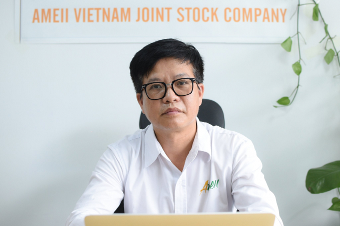 The Ameii Vietnam Joint Stock Company chairman Nguyen Khac Tien. Photo: Tung Dinh.