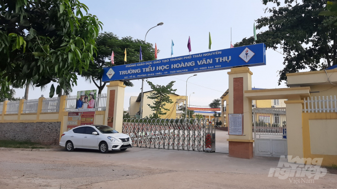 Trường tiểu học Hoàng Văn Thụ, P. Quan Triều, Thái Nguyên. Ảnh: Toán Nguyễn.