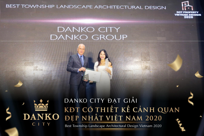 Danko City Thái Nguyên được vinh danh tại giải thưởng khu đô thị có thiết kế cảnh quan đẹp nhất Việt Nam.