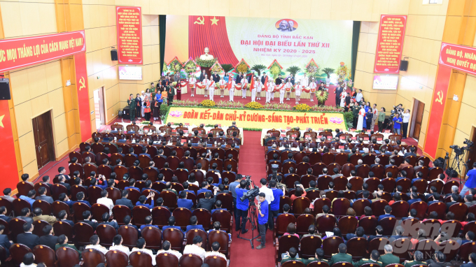 Đai hội Đảng bộ tỉnh Bắc Kạn diễn ra trong 2 ngày 27-28/10. Ảnh: Toán Nguyễn.