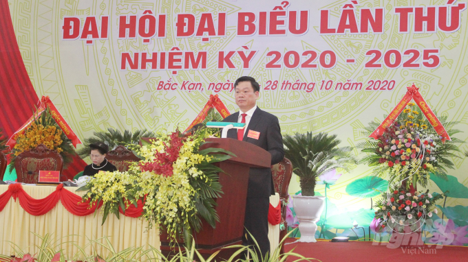 Ông Hoàng Duy Chinh, Bí thư Tỉnh ủy Bắc Kạn nhiệm kỳ 2020 - 2025. Ảnh: Toán Nguyễn.