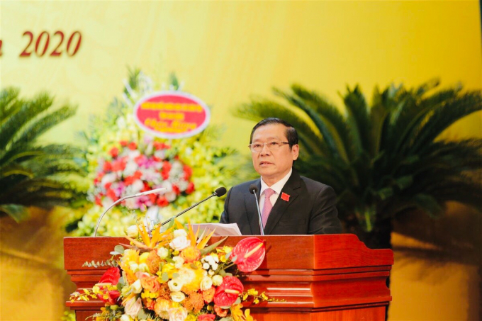 Ông Lại Xuân Môn, Bí thư Tỉnh ủy Cao Bằng nhiệm kỳ 2015 - 2020.