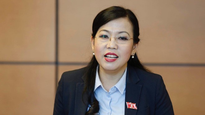 Bà Nguyễn Thanh Hải, Ủy viên Trung ương Đảng, Bí thư Tỉnh ủy Thái Nguyên. Ảnh: TL.