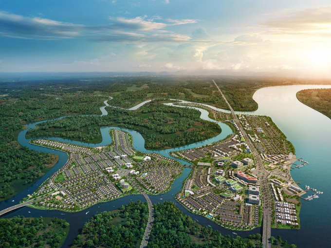 Aqua City với quy mô hơn 600ha được phát triển theo hướng đô thị sinh thái thông minh bền vững. Ảnh: Tú Viên.