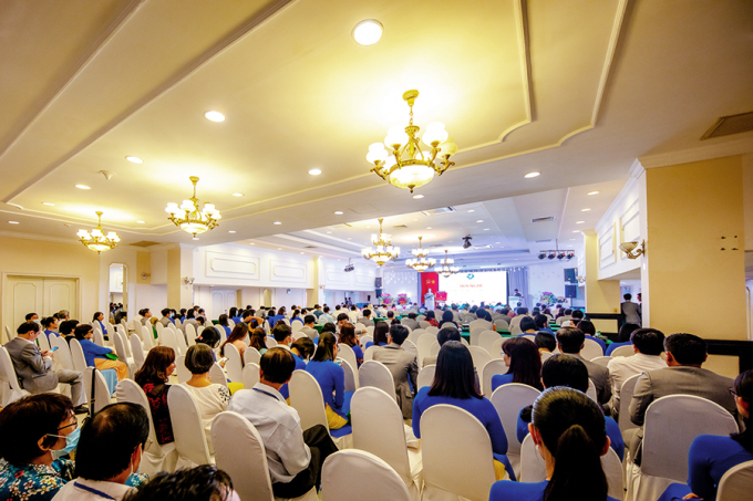 Hội nghị nhân kỷ niệm 125 năm thành lập Viện Pasteur Nha Trang, diễn ra vào sáng 22/9/2020 tại khách sạn Yasaka Sài Gòn - Nha Trang (TP.Nha Trang, tỉnh Khánh Hòa). Ảnh: Vân Trang.