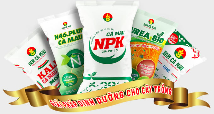 Bộ sản phẩm Phân bón Cà Mau được Hội đồng Thương hiệu quốc gia Việt Nam công nhận là Thương hiệu Quốc gia năm 2020. Ảnh: Xuân Khoa.