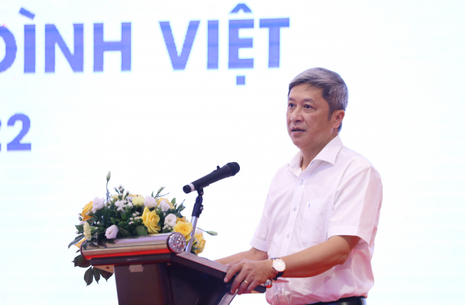 PGS. TS Nguyễn Trường Sơn, Thứ trưởng Bộ Y tế tham dự và phát biểu chỉ đạo tại chương trình. Ảnh: Quỳnh Hương.