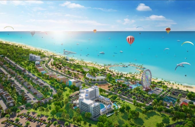NovaWorld Phan Thiet, Siêu thành phố Biển - Du lịch - Sức khỏe. Ảnh: Quang Dương.