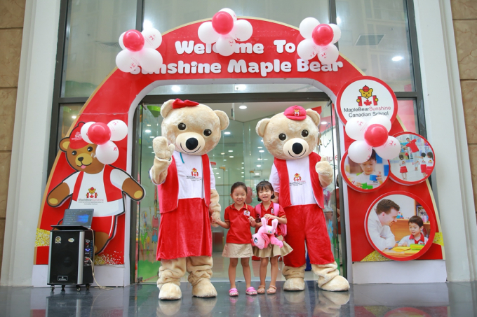 Hệ thống giáo dục Sunshine Maple Bear mang tinh hoa giáo dục Canada tới Việt Nam. Ảnh: Vũ Vân.