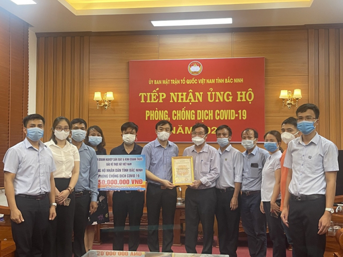 VIPA tại buổi ủng hộ tỉnh Bắc Ninh chống dịch Covid-19. Ảnh: Hoàng Hải.