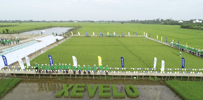 Lễ ra mắt sản phẩm Thuốc trừ cỏ Xevelo 120EC tại Đồng Tháp tháng 11.2020. Ảnh: Phúc An.