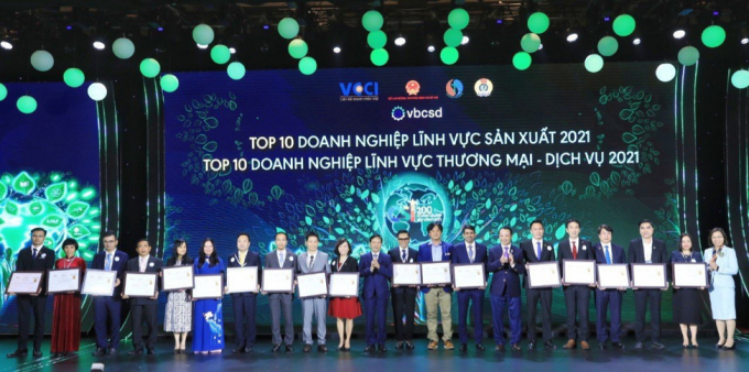 Tập đoàn Novaland vinh danh top đầu những doanh nghiệp phát triển bền vững tại Việt Nam. Ảnh: Hoàng Xuân.