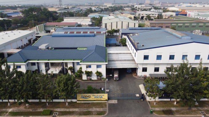 Nhà máy Anova JV tại Khu công nghiệp VSIP – Bình Dương. Ảnh: Thành Trung.