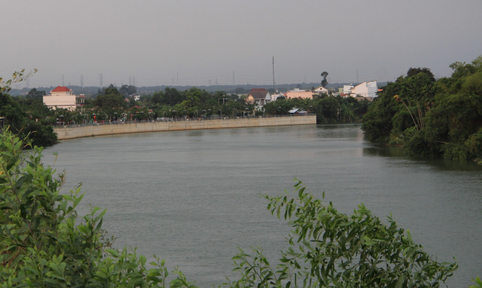 Xã Bạch Đằng nằm trọn trên cù lao Bạch Đằng và được bao bọc bởi con sông Đồng Nai. Ảnh: CTV.
