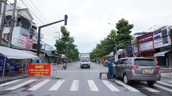 Bình Dương tiếp tục giữ các chốt kiểm soát dịch liên huyện/thị xã/thành phố. Ảnh: Bình Dương.