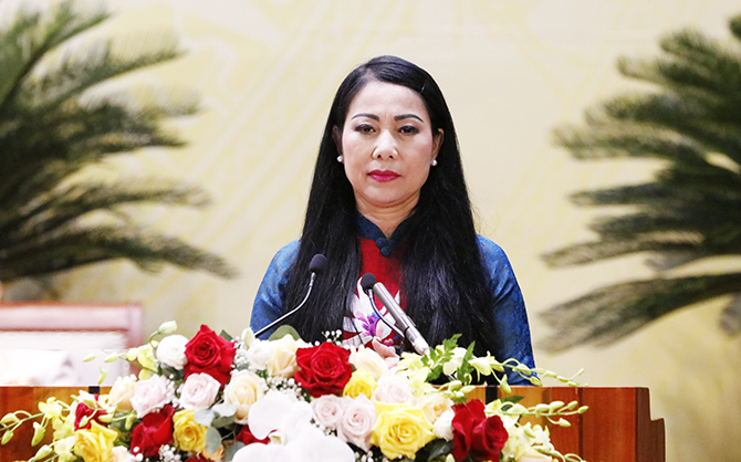 Bí thư Tỉnh ủy Vĩnh Phúc nhiệm kỳ 2020 - 2025 Hoàng Thị Thúy Lan.