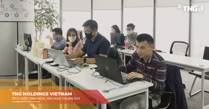 CBNV Tập đoàn TNG Holdings Vietnam diễn tập làm việc tại văn phòng thay thế (backup site).