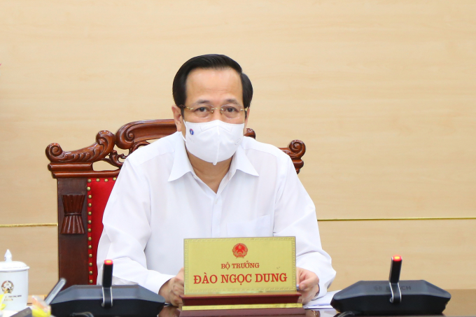 Bộ trưởng Bộ LĐ-TBXH Đào Ngọc Dung chủ trì Hội nghị.