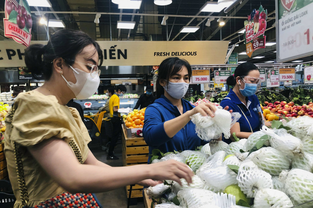 Goods in the southern provinces are not lacking, the problem lies in the circulation stage. Photo: Nguyen Thuy.