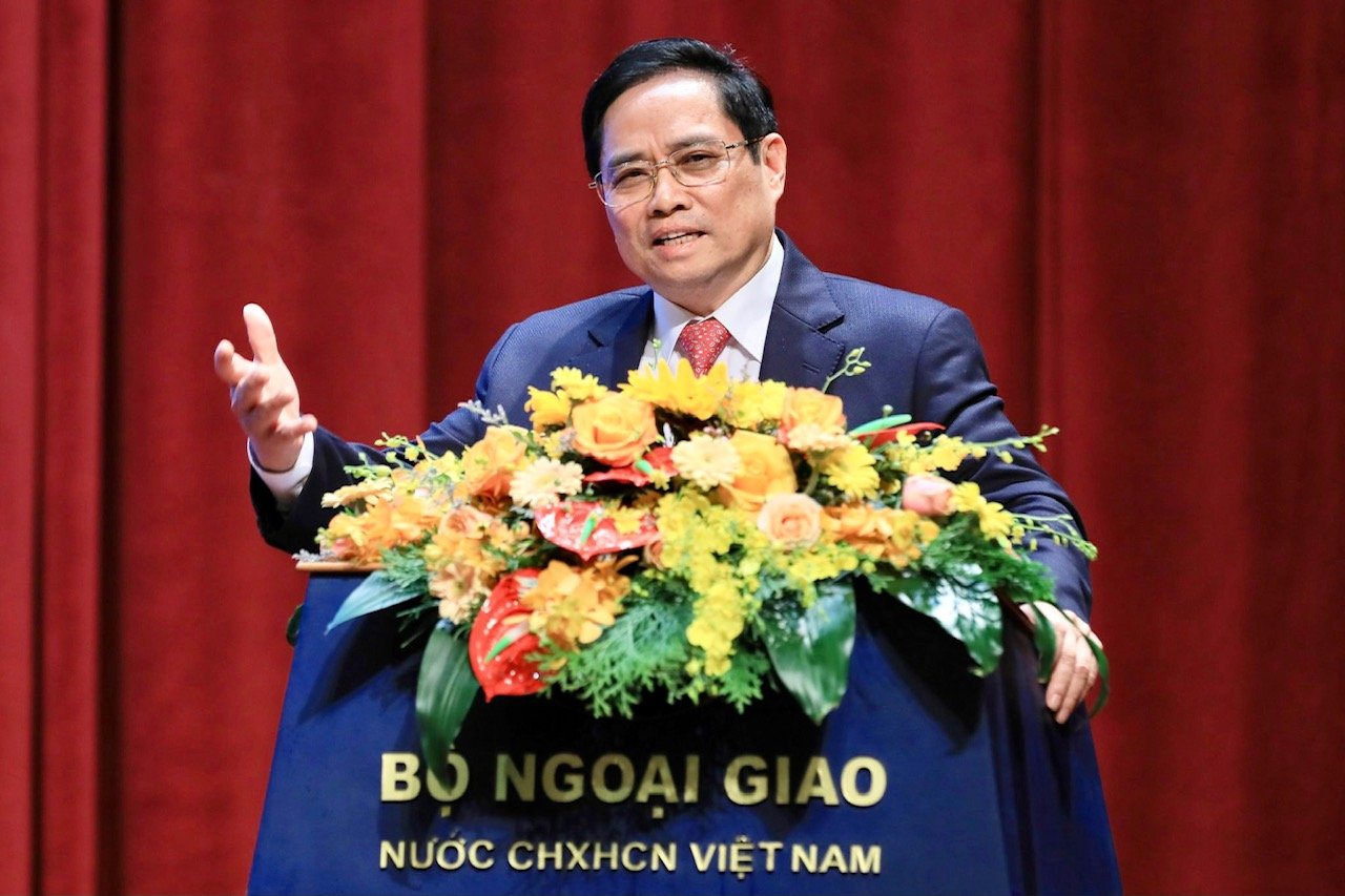 Thủ tướng Phạm Minh Chính dự và phát biểu chỉ đạo Hội nghị Ngoại giao lần thứ 31.