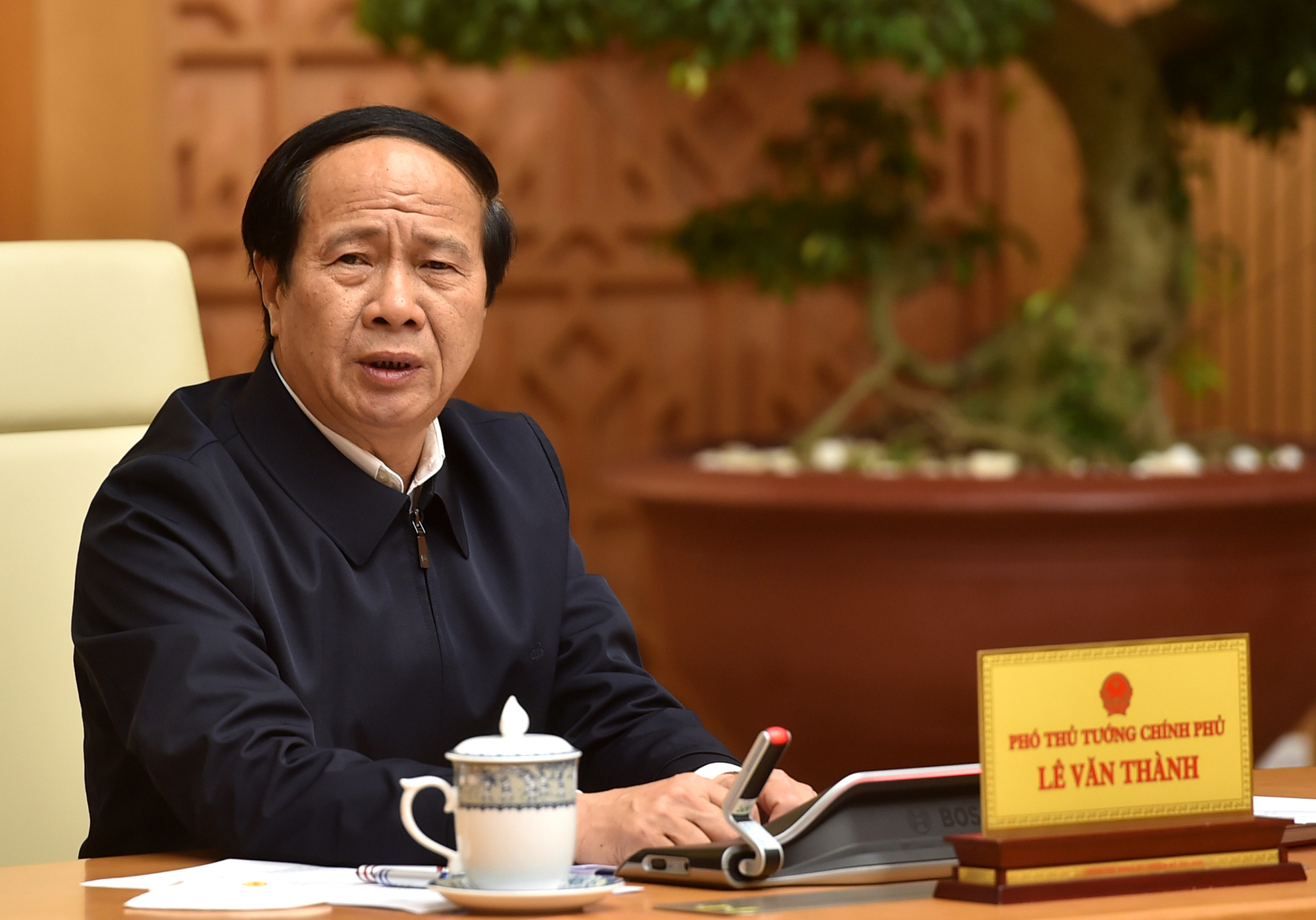 Phó Thủ tướng Lê Văn Thành nhấn mạnh khẩn trương huy động lực lượng tại chỗ, phối hợp với các cơ quan hữu quan của Trung Quốc để thiết lập mô hình vùng xanh chung của hai nước.