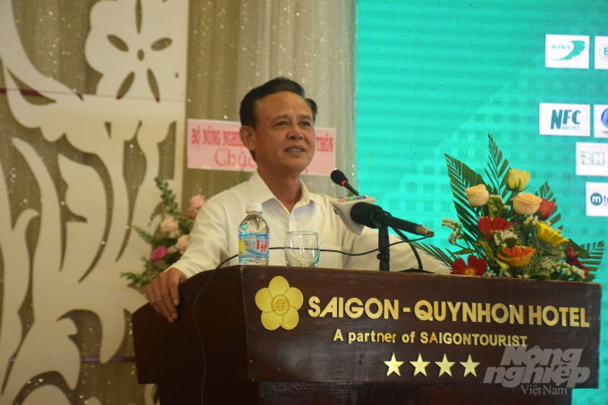 Thứ trưởng Bộ NN-PTNT Hà Công Tuấn chủ trì Hội nghị giao ban ngành gỗ tại Bình Định. Ảnh: Vũ Đình Thung.
