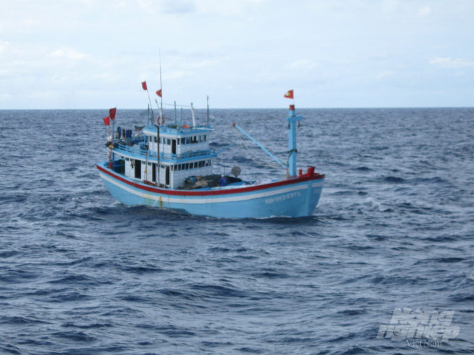 Bình Định hiện vẫn còn nhiều tàu cá còn đang từ vùng nguy hiểm chạy tìm nơi tránh trú bão số 9. Ảnh: Vũ Đình Thung.