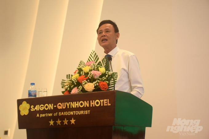 Thứ trưởng Thường trực Bộ NN-PTNT Hà Công Tuấn phát biểu tại hội nghị. Ảnh: Vũ Đình Thung.