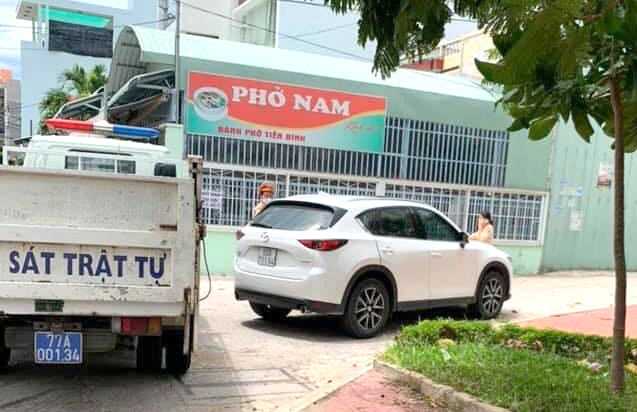 Phương tiện vi phạm bị lực lượng CSGT truy bắt được trong TP Quy Nhơn (Bình Định). Ảnh: CSGT cung cấp.
