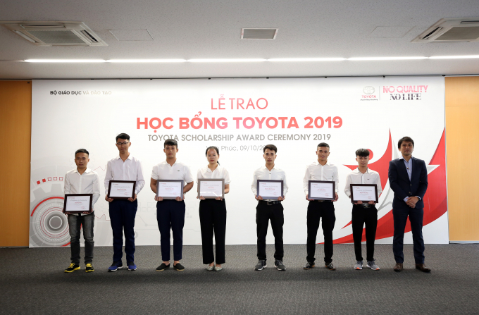 Lễ trao học bổng Toyota năm 2019.