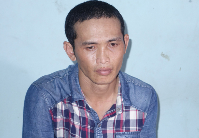 Đối tượng Nguyễn Vũ Thái bị bắt tại trụ sở công an. Ảnh: CACC.