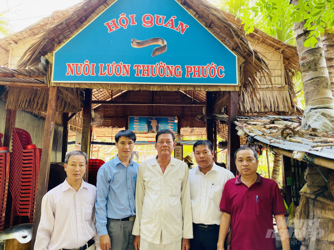 Hội quán nuôi lươn Thường Phước ở huyện Hồng Ngự - Đồng Tháp. Ảnh: Lê Hoàng Vũ.